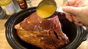 Crock pot ham