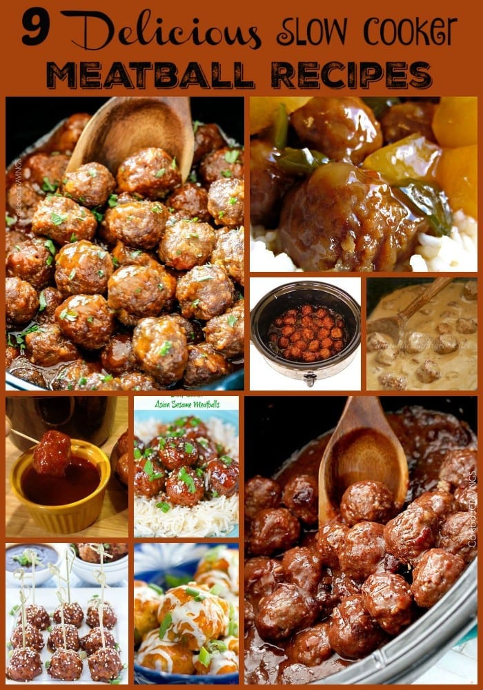9 Delicious Slow Cooker Meatball Recipes