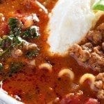 slow cooker lasagna soup