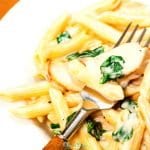 5-Ingredient, cheap and easy angel chicken for the crockpot! With crockpot, stovetop, pressure cooker, & freeze ahead directions!