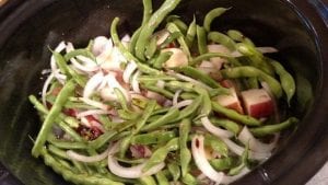 green beans and bacon
