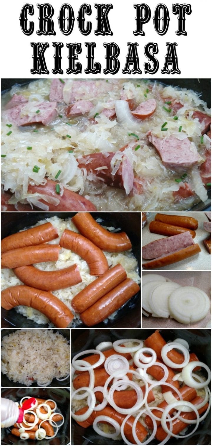 Crock Pot Kielbasa and Sauerkraut Slow Cooker Kitchen