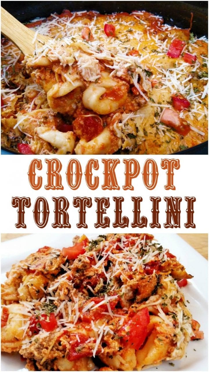 Super Easy Crockpot Tortellini Slow Cooker Kitchen