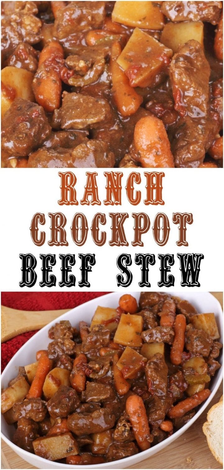 Ranch Crockpot Beef Stew Recipe Slow Cooker Kitchen