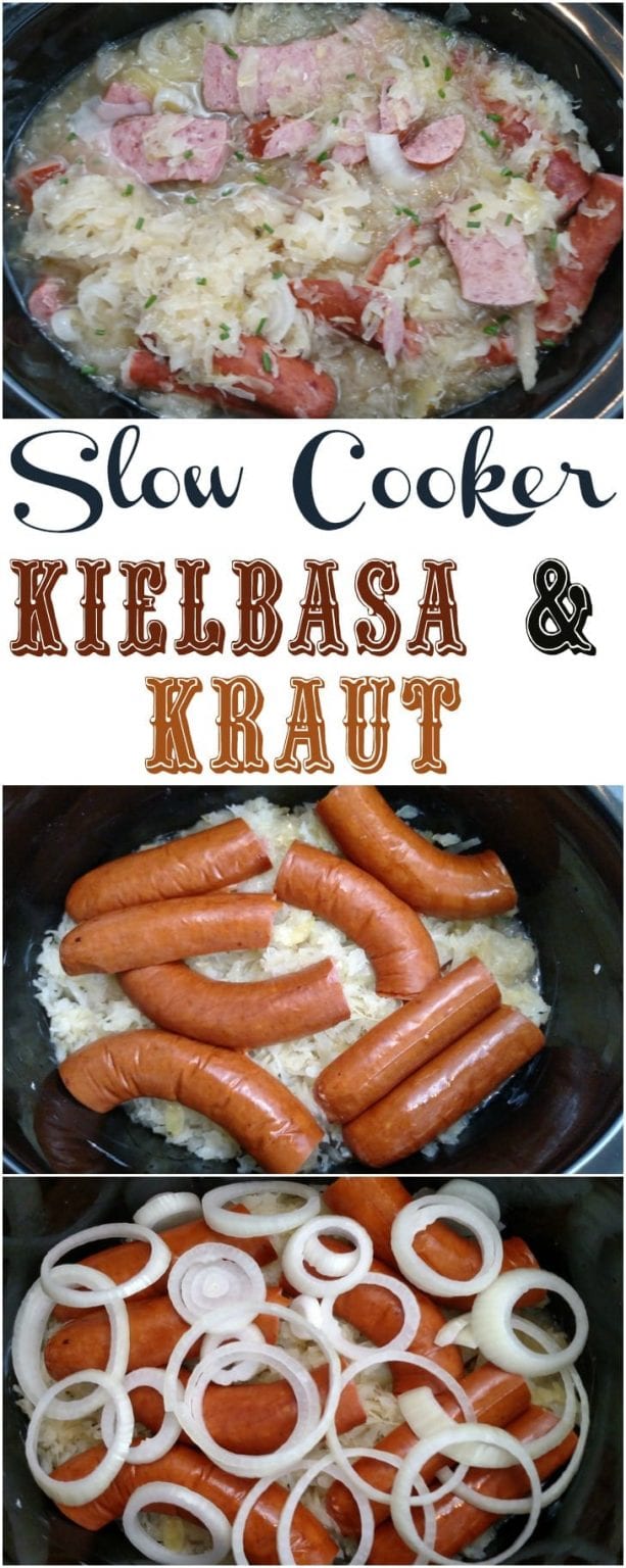 Crock Pot Kielbasa and Sauerkraut Slow Cooker Kitchen