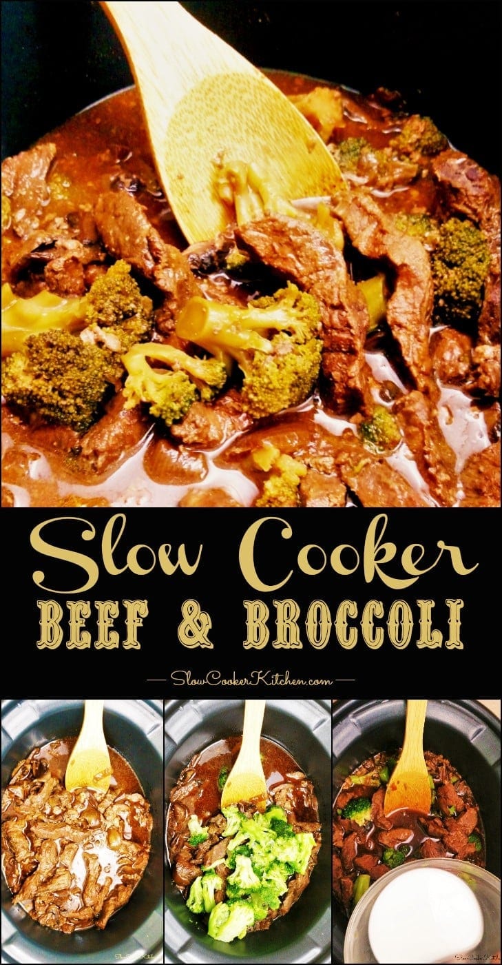 Crock Pot Beef and Broccoli Recipe Slow Cooker Kitchen