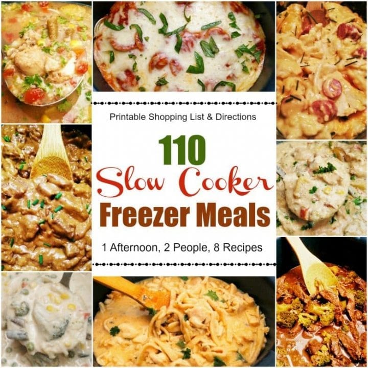 110 Crockpot Freezer Meals in 1 Afternoon | Slow Cooker Kitchen