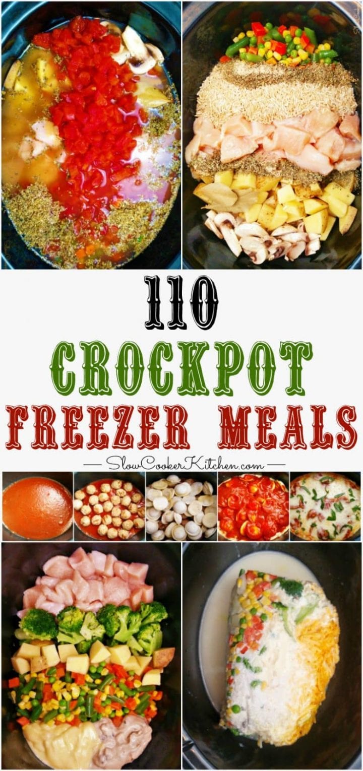 110 Crockpot Freezer Meals in 1 Afternoon | Slow Cooker Kitchen