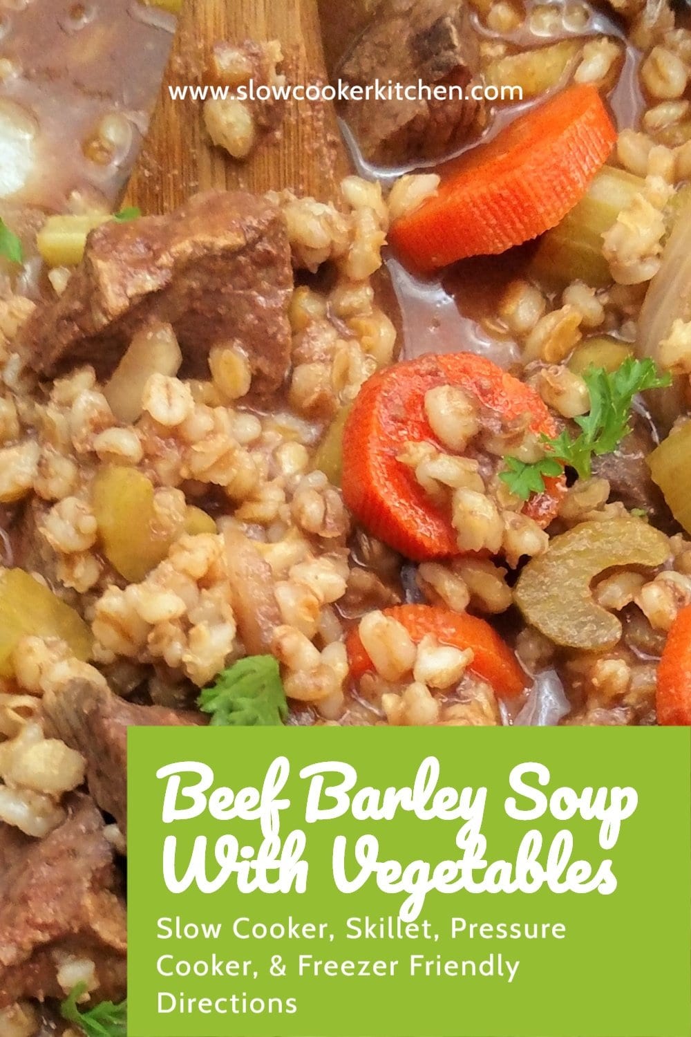 How to Make Amazing Beef & Barley Soup 4 Ways! Crockpot, Stovetop...