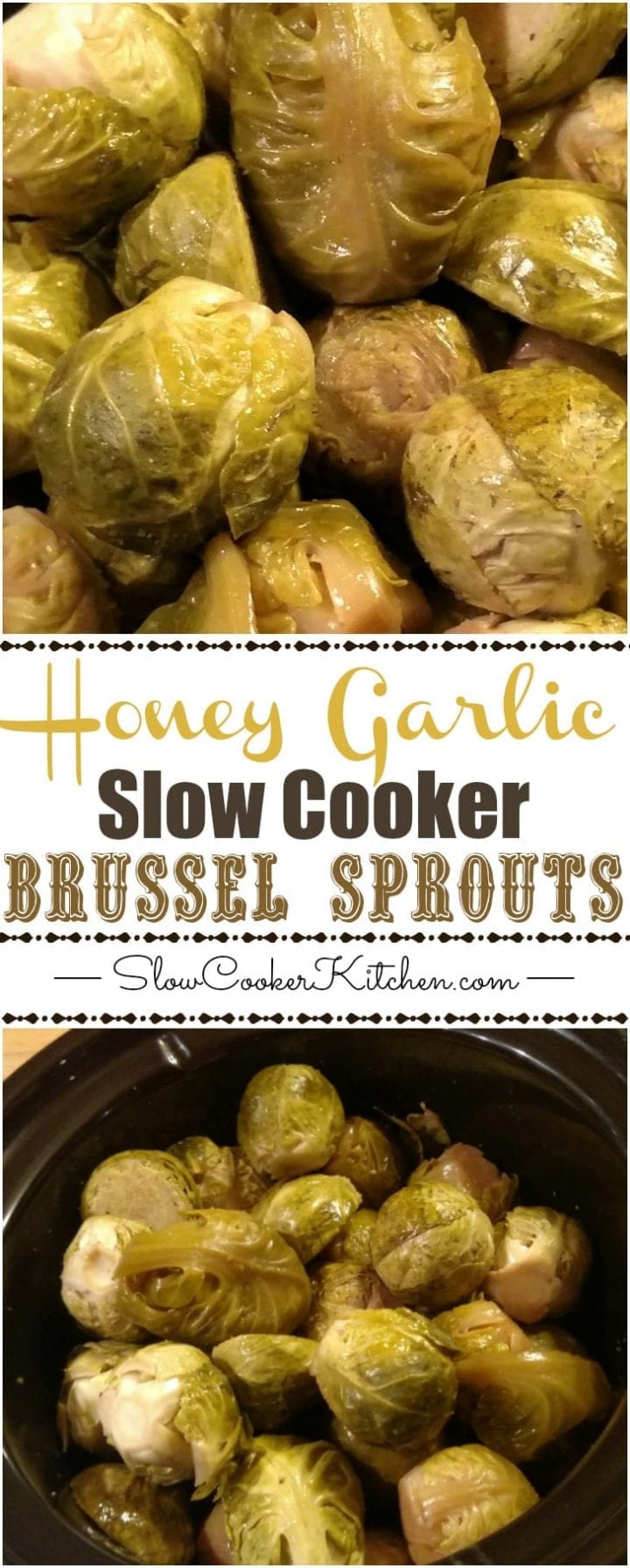 Honey Garlic Crock Pot Brussel Sprouts Slow Cooker Kitchen