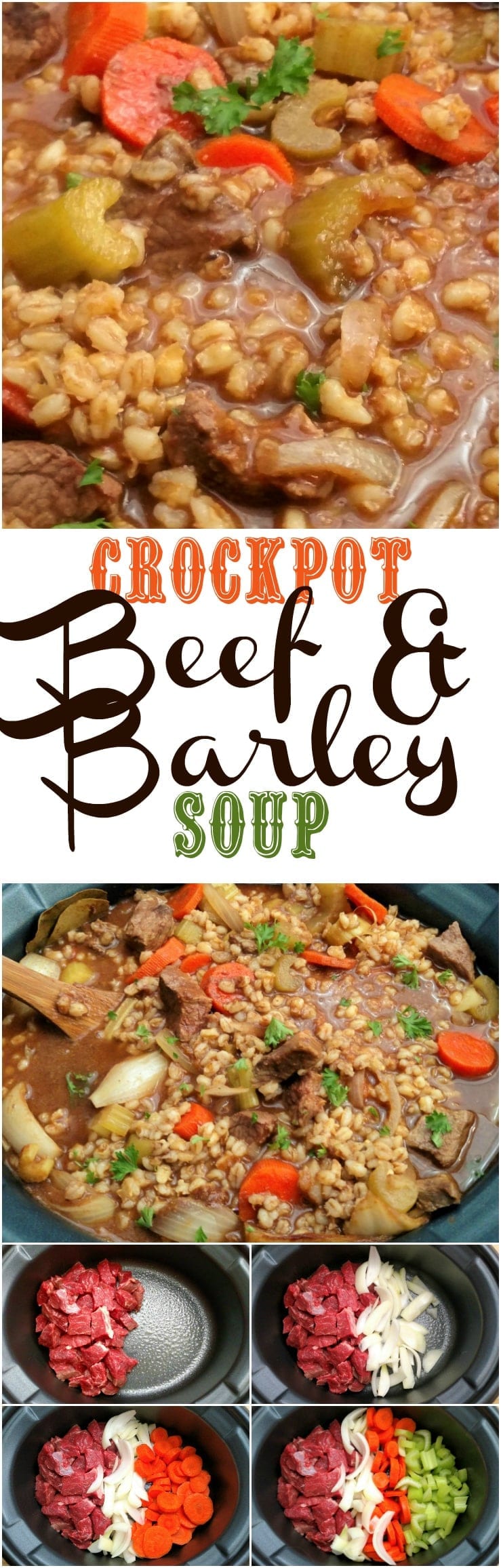 How to Make Amazing Beef & Barley Soup 4 Ways! Crockpot, Stovetop...