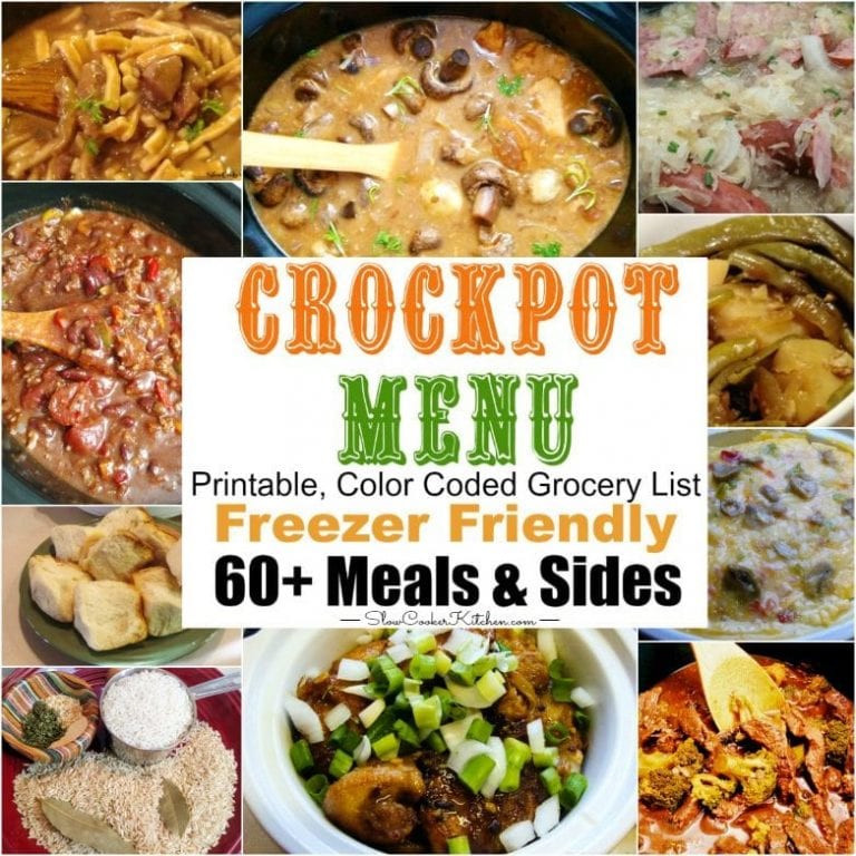 Crockpot Meals for the Week 1