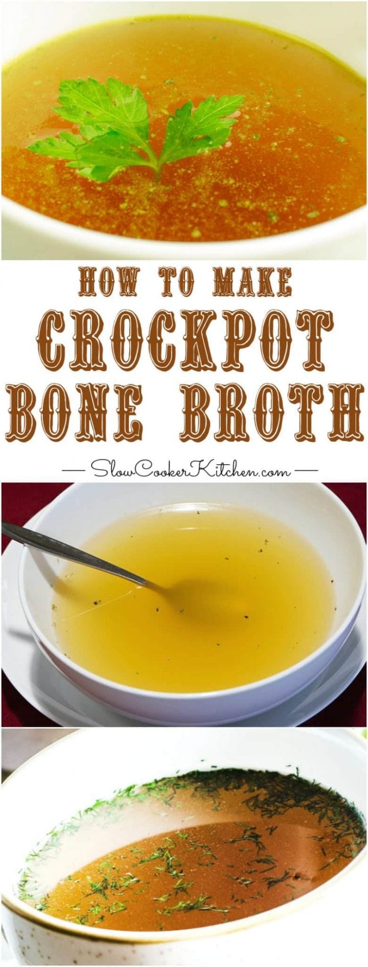 How to Make Bone Broth in the Crock Pot Slow Cooker Kitchen