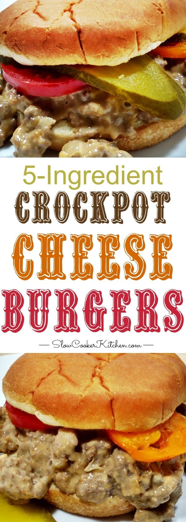 Crockpot Cheeseburgers