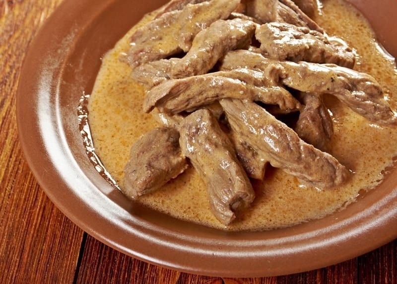 4Ingredient Slow Cooker Steak Strips