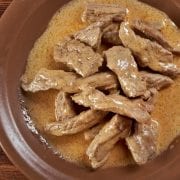 Slow Cooker Steak Strips