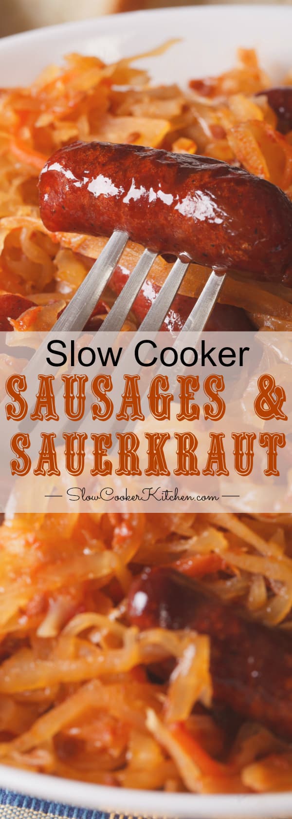 Slow Cooker Sauerkraut Sausage