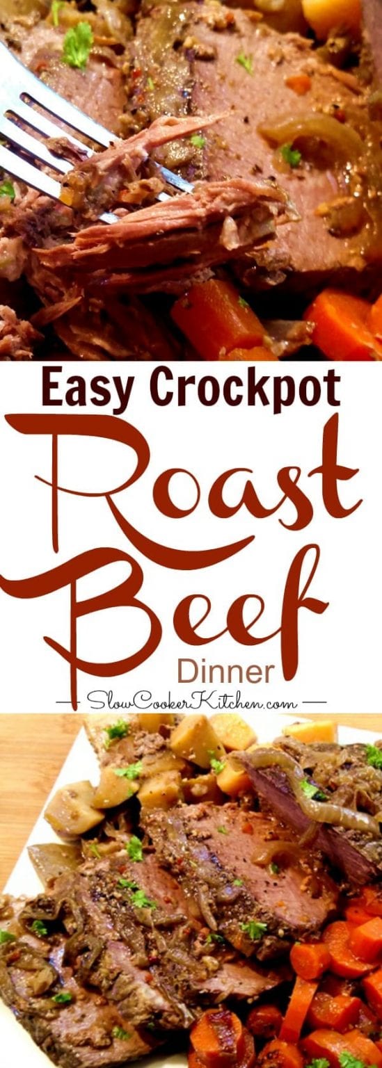 Easiest Crock Pot Roast Beef Ever!
