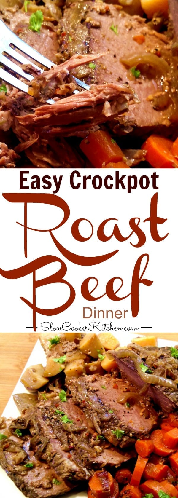 Easiest Crock Pot Roast Beef Ever!