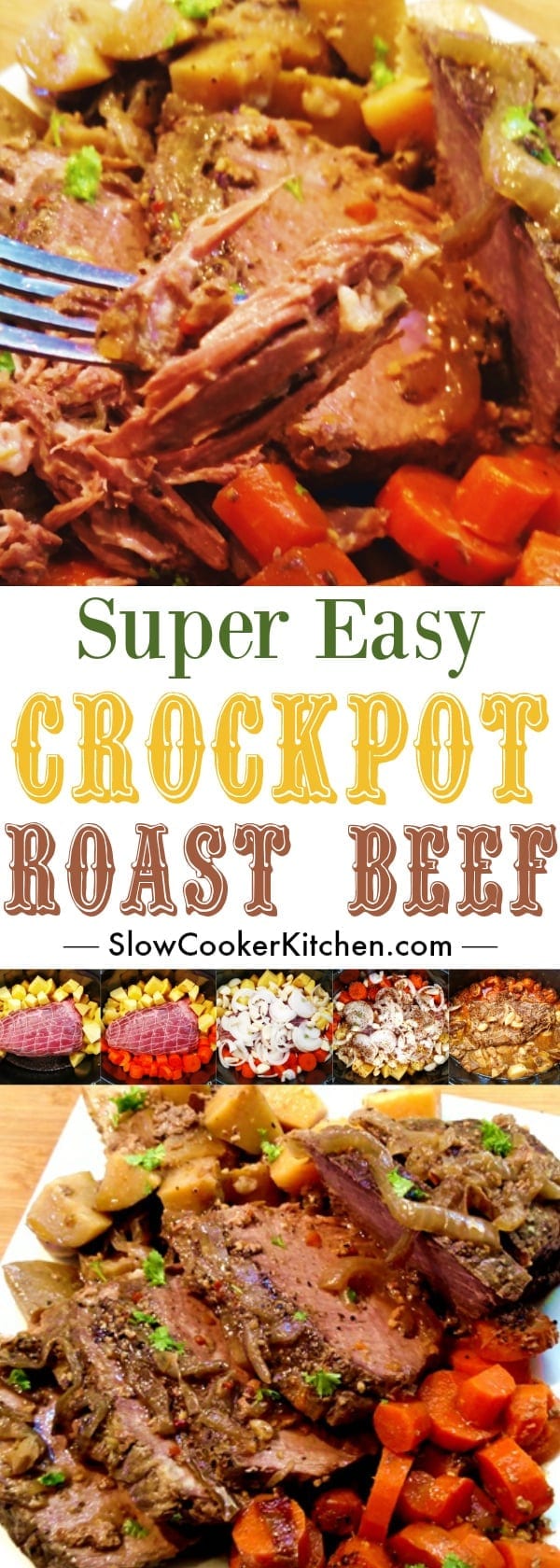 Easiest Crock Pot Roast Beef Ever!