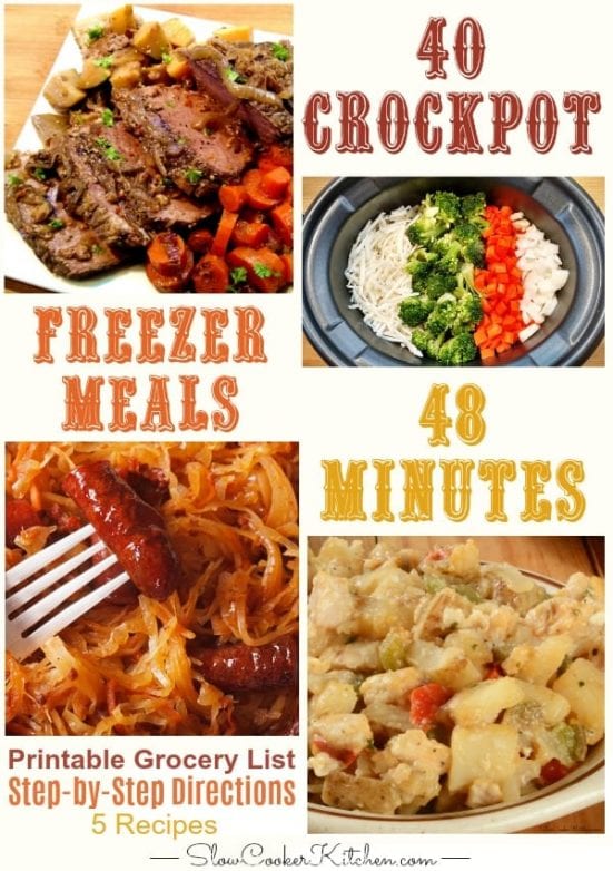 Crockpot Freezer Meals