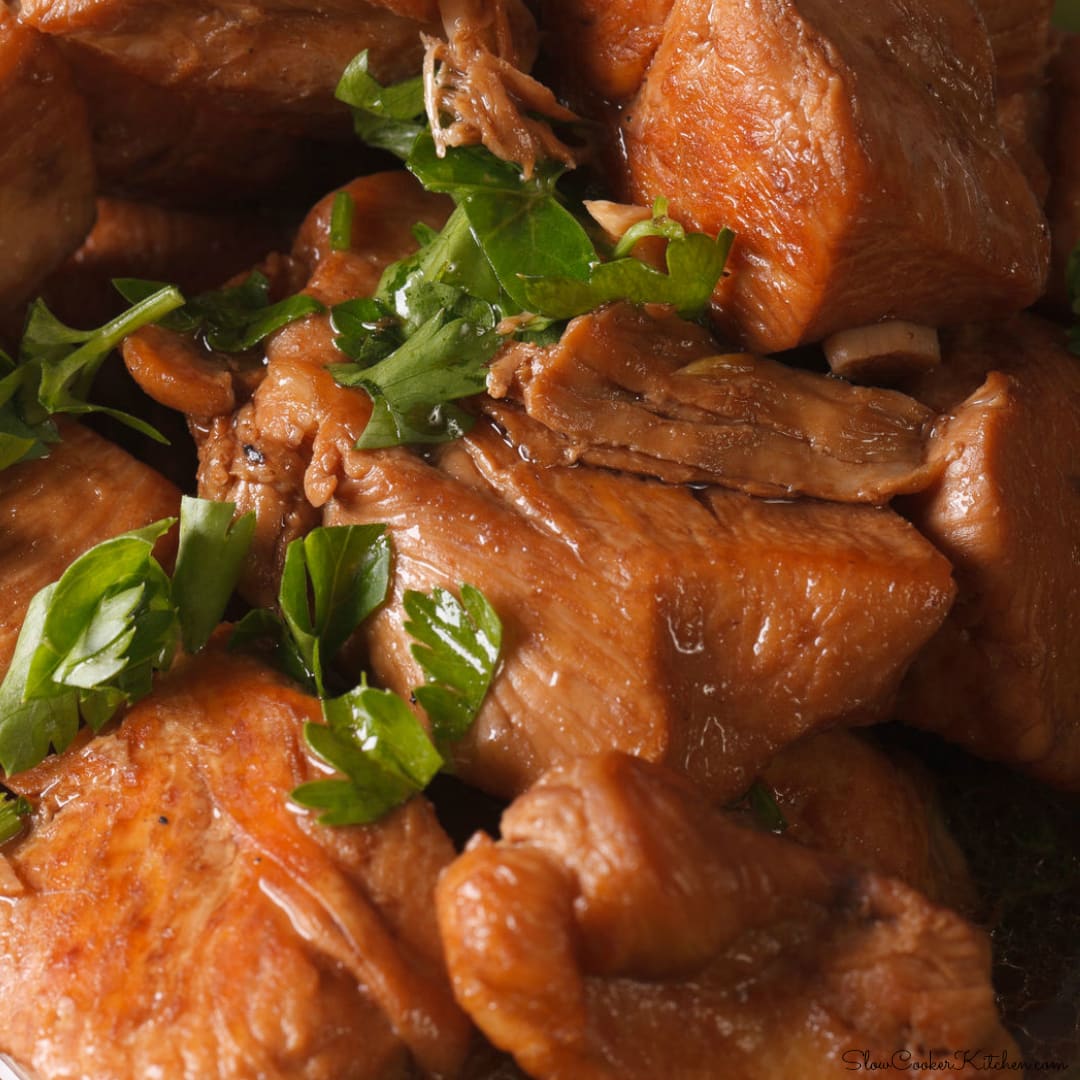 5Ingredient Crock Pot Chicken Adobo
