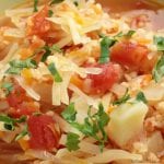 Slow Cooker Sauerkraut Sausage Soup