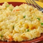 Crock Pot Chicken and Rice Casserole! Freezer friendly with stove-top AND oven directions provided too.