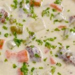 Creamy Ground Beef Vegetable Soup