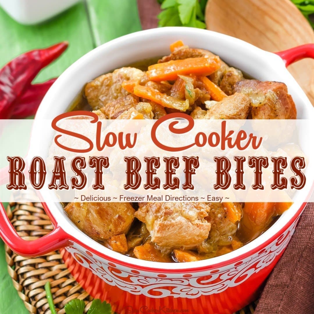 How to Make Beef Roast Bites in the Crock Pot Slow Cooker Kitchen