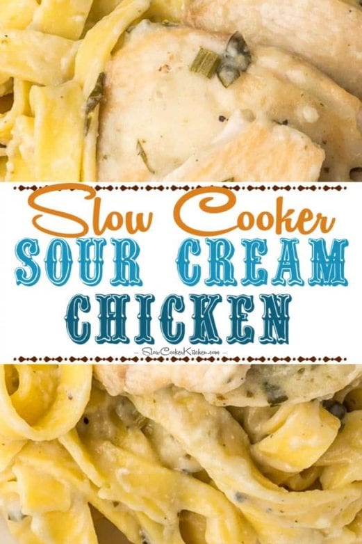 Crockpot Sour Cream Chicken Breast Recipe Slow Cooker Kitchen