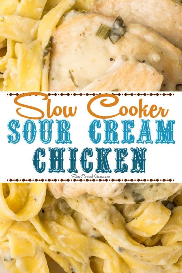 Crockpot Sour Cream Chicken Breast Recipe Slow Cooker Kitchen