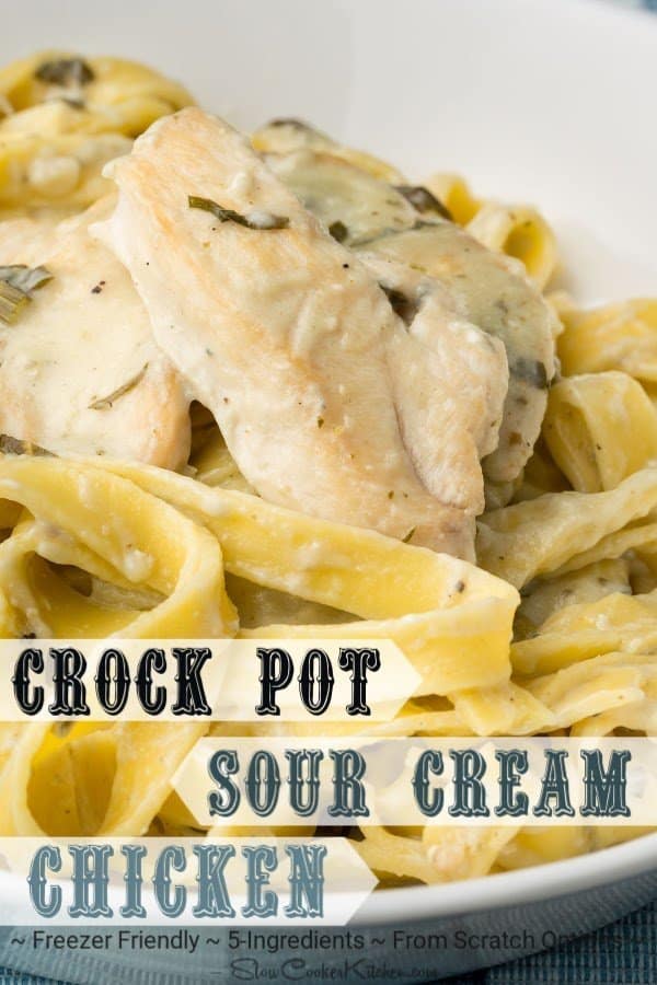 Crockpot Sour Cream Chicken Breast Recipe Slow Cooker Kitchen