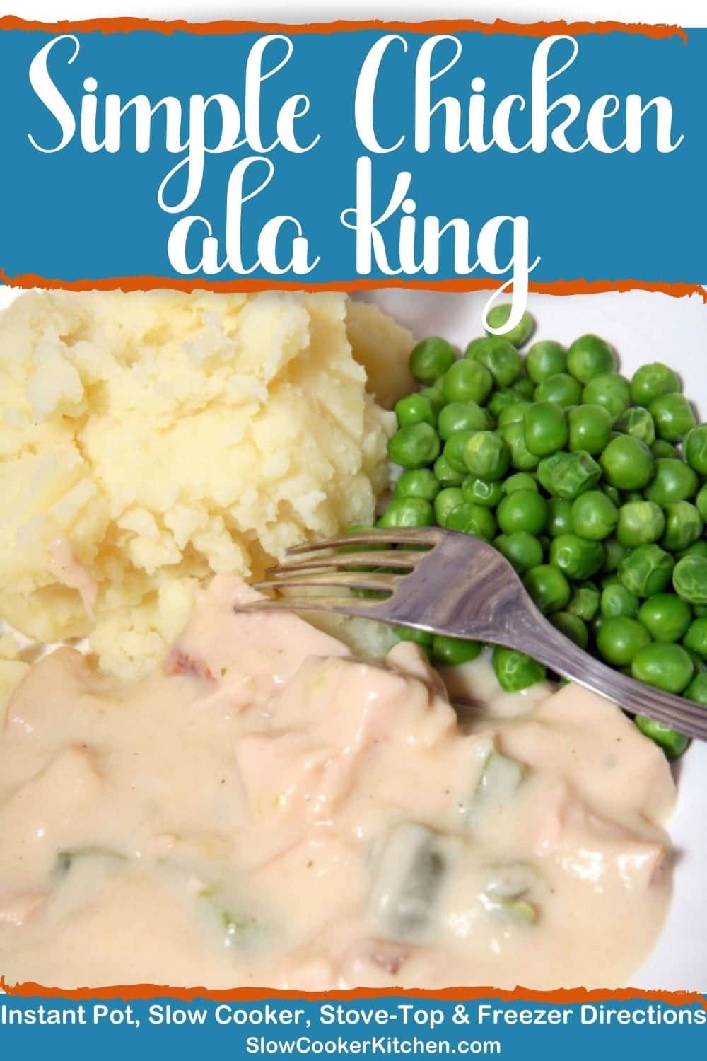 Easy Crockpot Chicken ala King Slow Cooker Kitchen