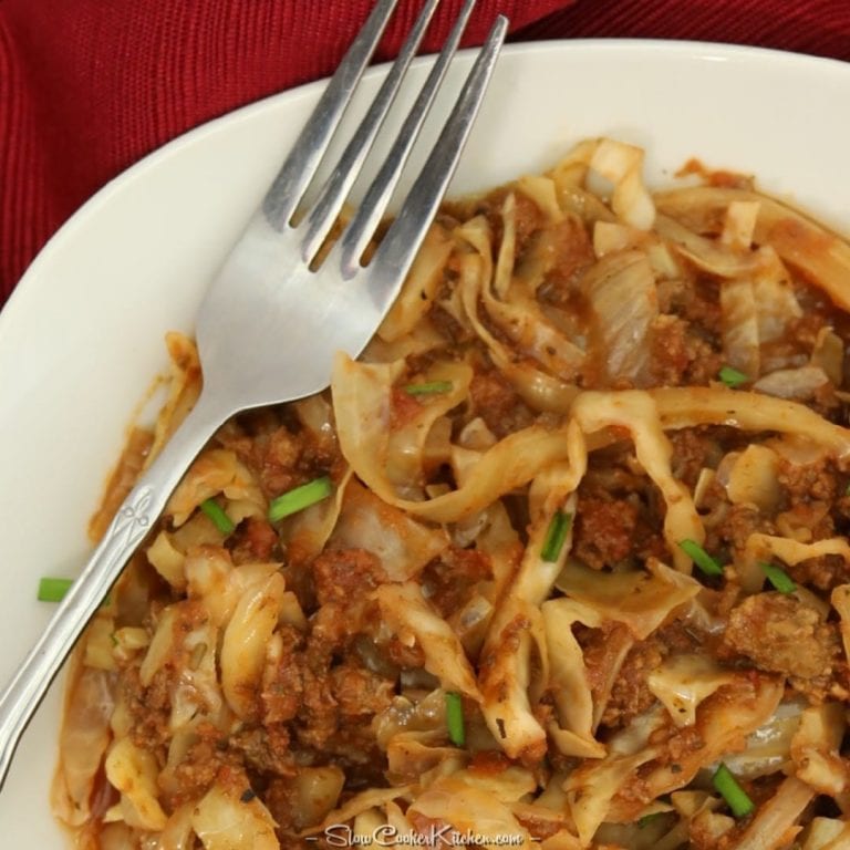 Crockpot Unstuffed Cabbage Rolls Casserole Slow Cooker Kitchen