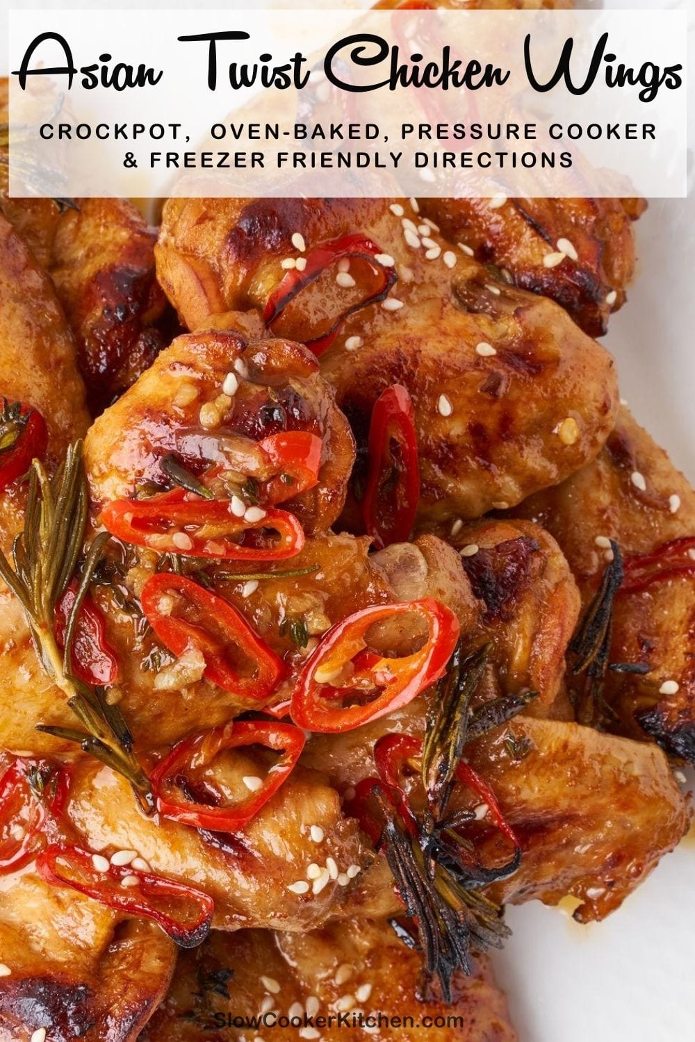 Amazingly Simple Slow Cooker Honey BBQ Chicken Wings