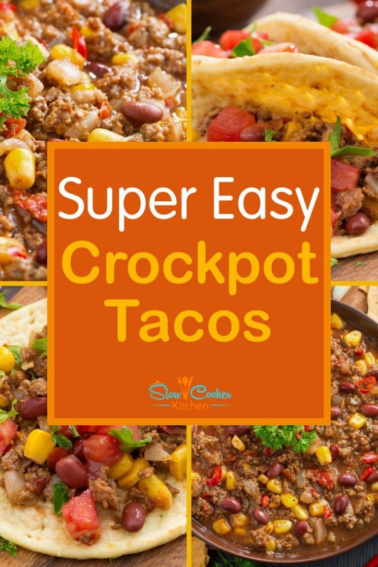 How to Make Slow Cooker Ground Beef Tacos [Instant Pot, Freezer