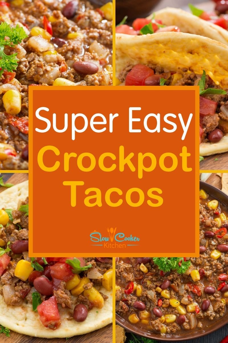 How to Make Slow Cooker Ground Beef Tacos [Instant Pot, Freezer