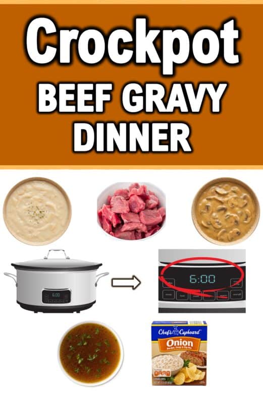 Slow cooker easy beef tips with five ingredients and flexible cooking options