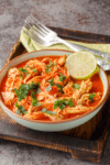 Slow cooker salsa chicken with tender shredded chicken and fresh lime